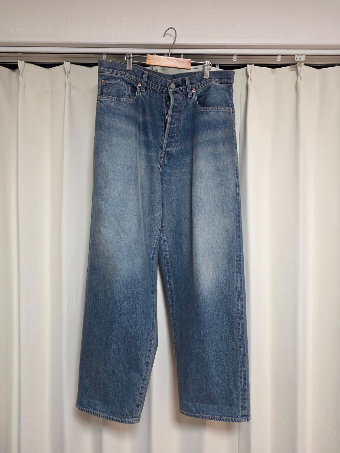 블럼스 루트스탁 25ss 13.5oz 데님 와이드핏 4사이즈 상품이미지2