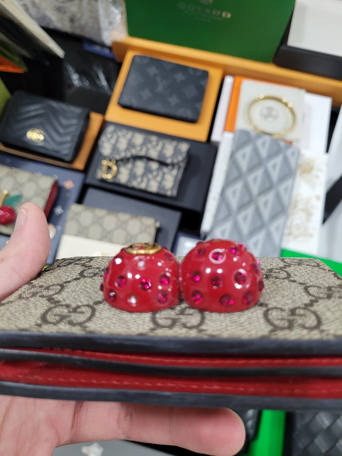 구찌 체리 카드지갑 상품이미지3