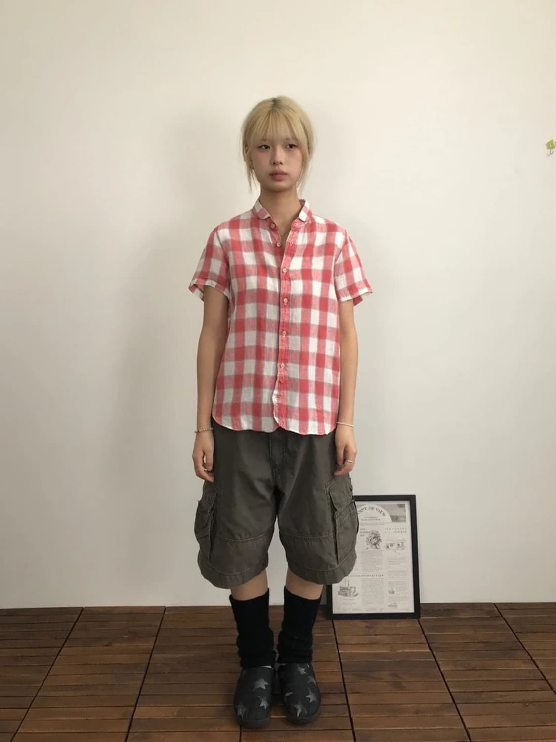 Coen Check Short Sleeve Shirt 상품이미지1