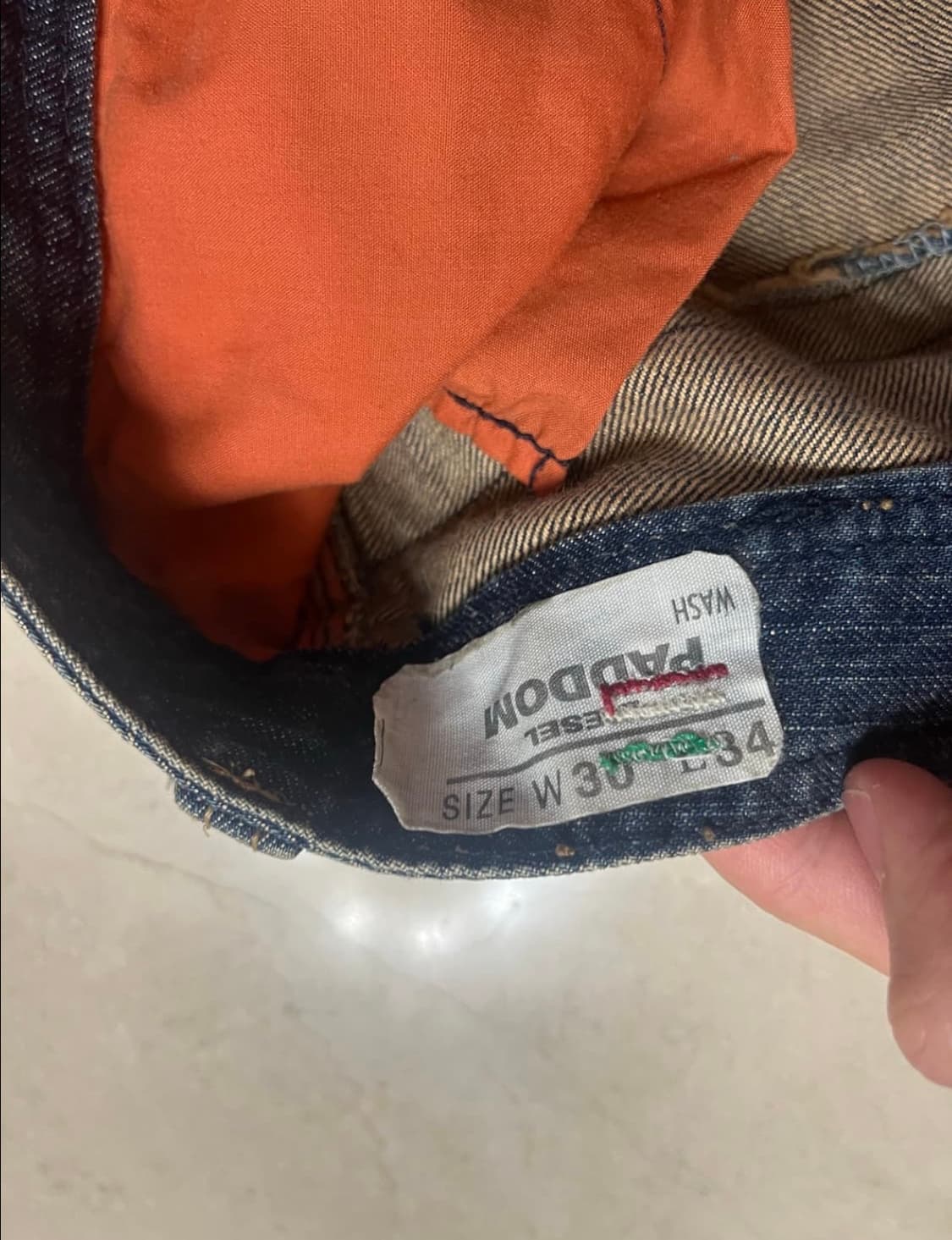 디젤 빈티지 데님 팬츠 상품이미지6