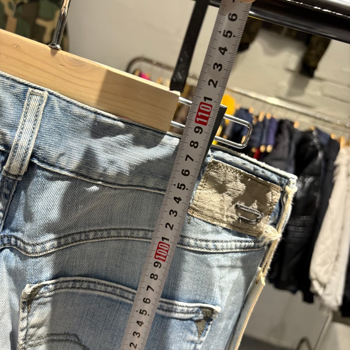 디젤 진 빅시 데님청팬츠 상품이미지5