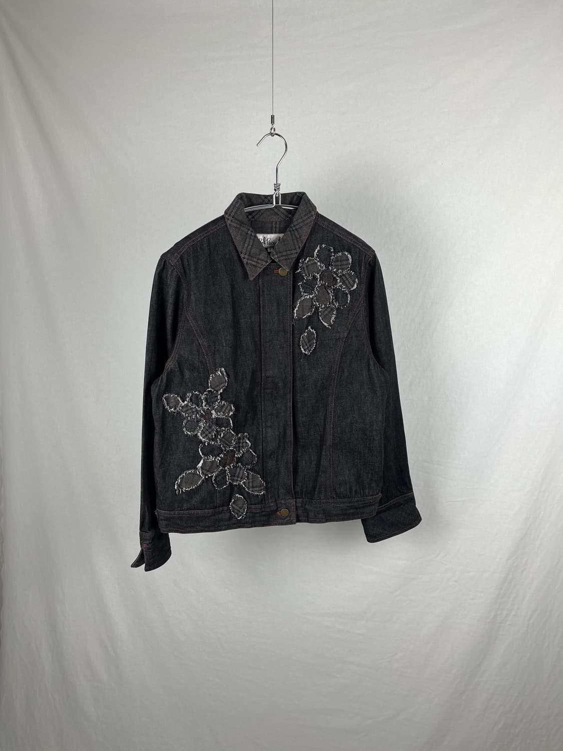 Vintage (maede in japan) 패치워크 데님 자켓  상품이미지1