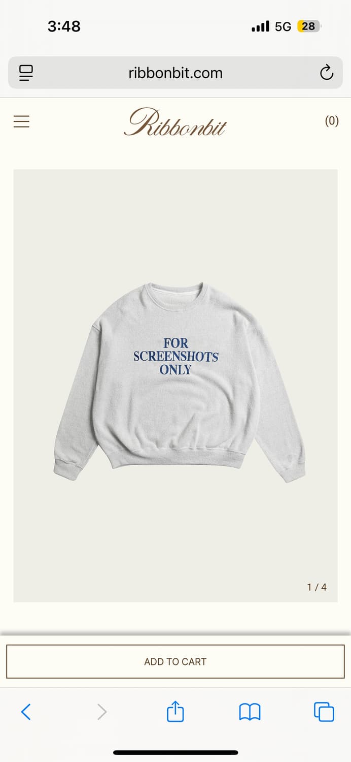 리본빛 그레이 맨투맨 상품이미지1