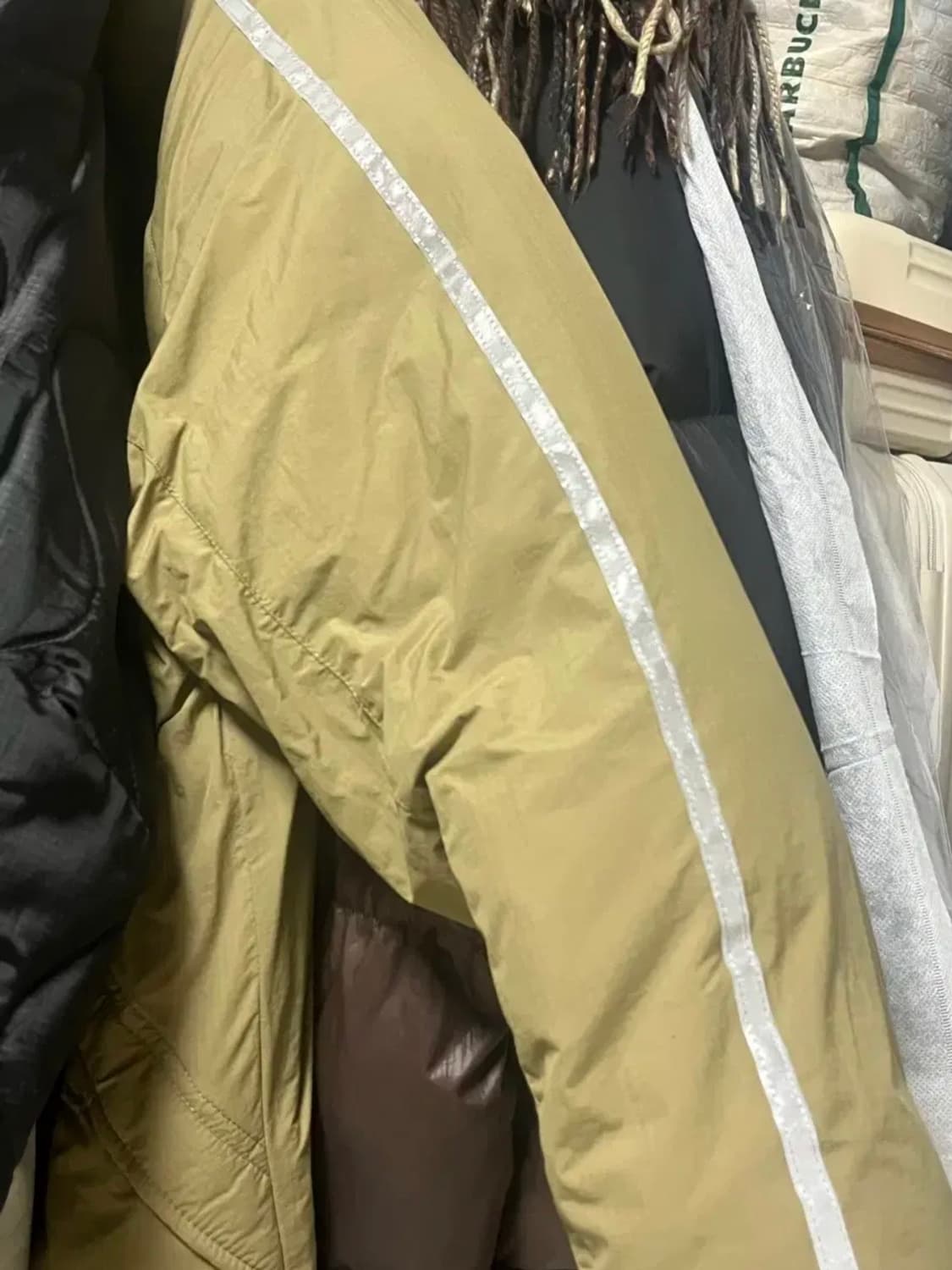 스컬프터 체크 리버시블 패딩 S사이즈 상품이미지7