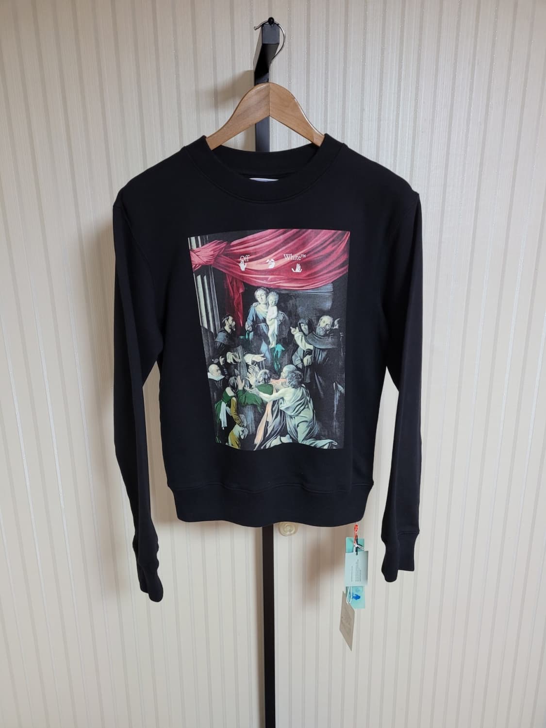 [S] 오프화이트 카라바조 맨투맨 새 상품 상품이미지1
