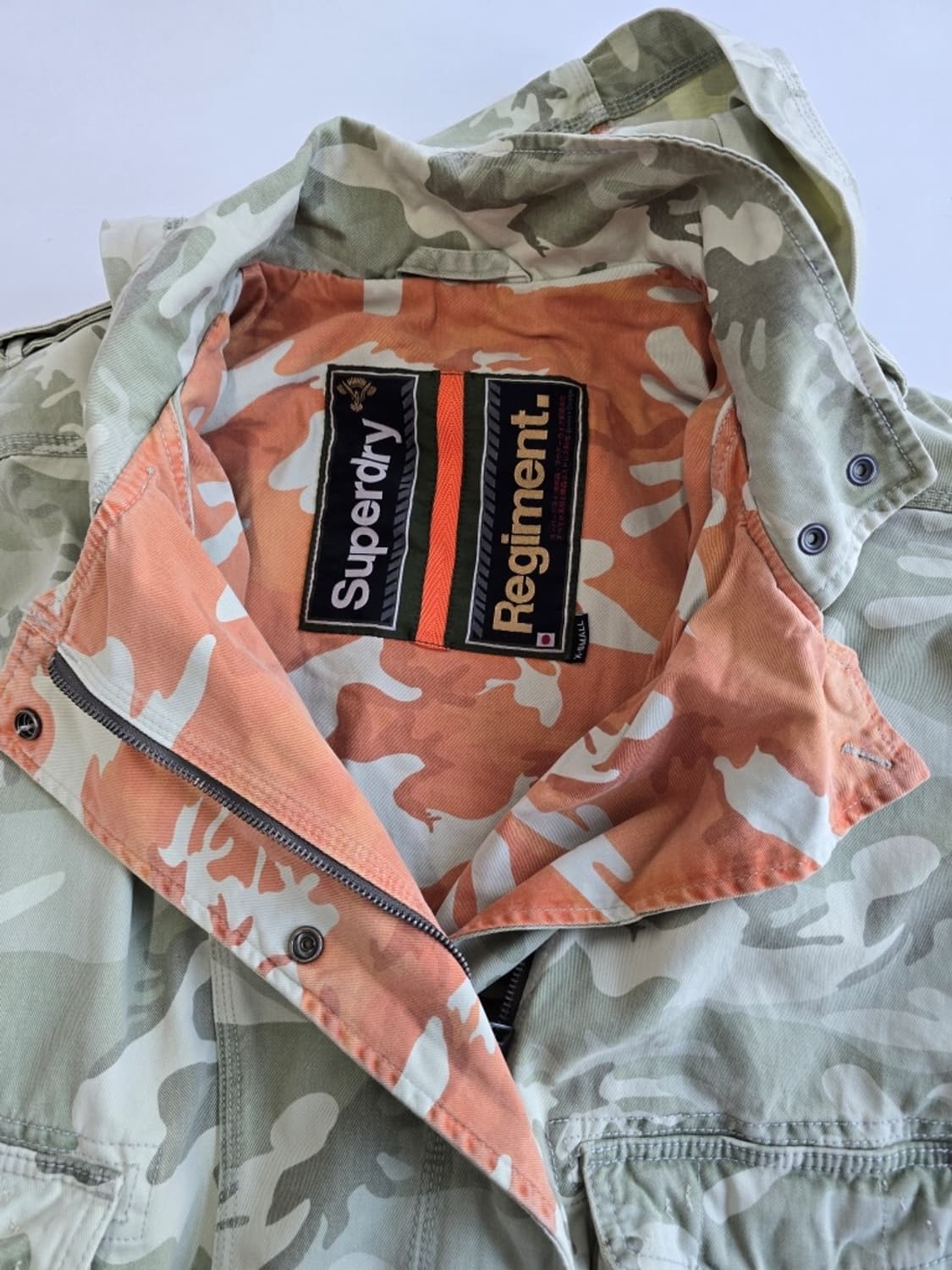 수퍼드라이 카모 밀리터리 자켓 XS 상품이미지3