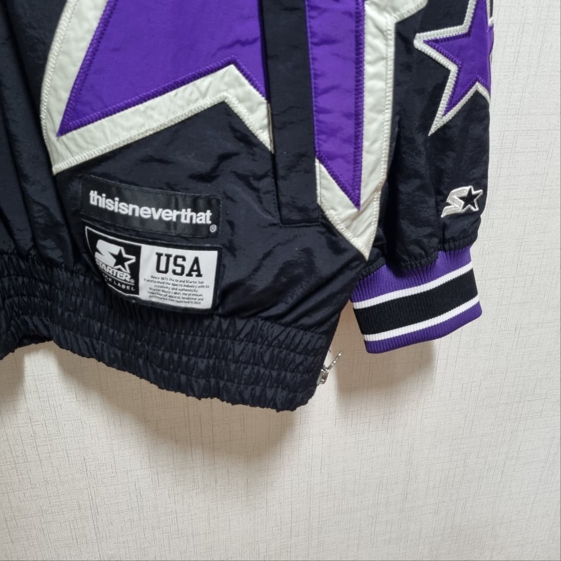 디스이즈네버댓 X 스타터 윈드브레이커 아노락 웜업 상품이미지2