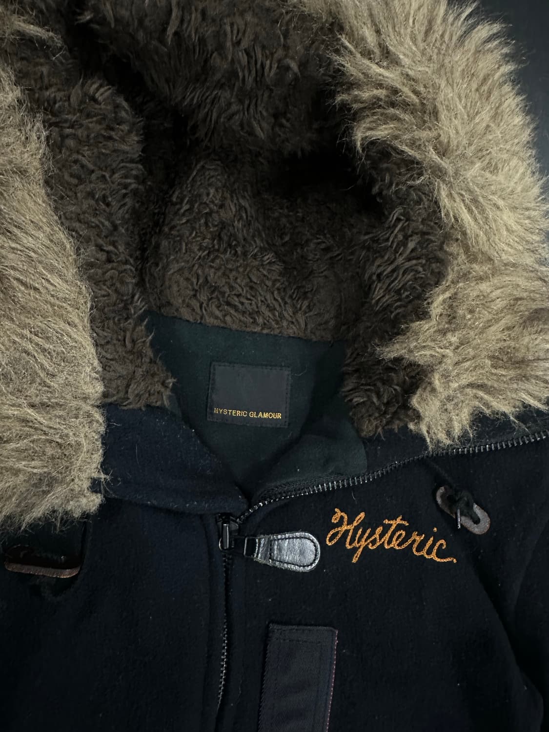 히스테릭 글래머 울프죠 Y2k n-2b 울자켓 상품이미지4