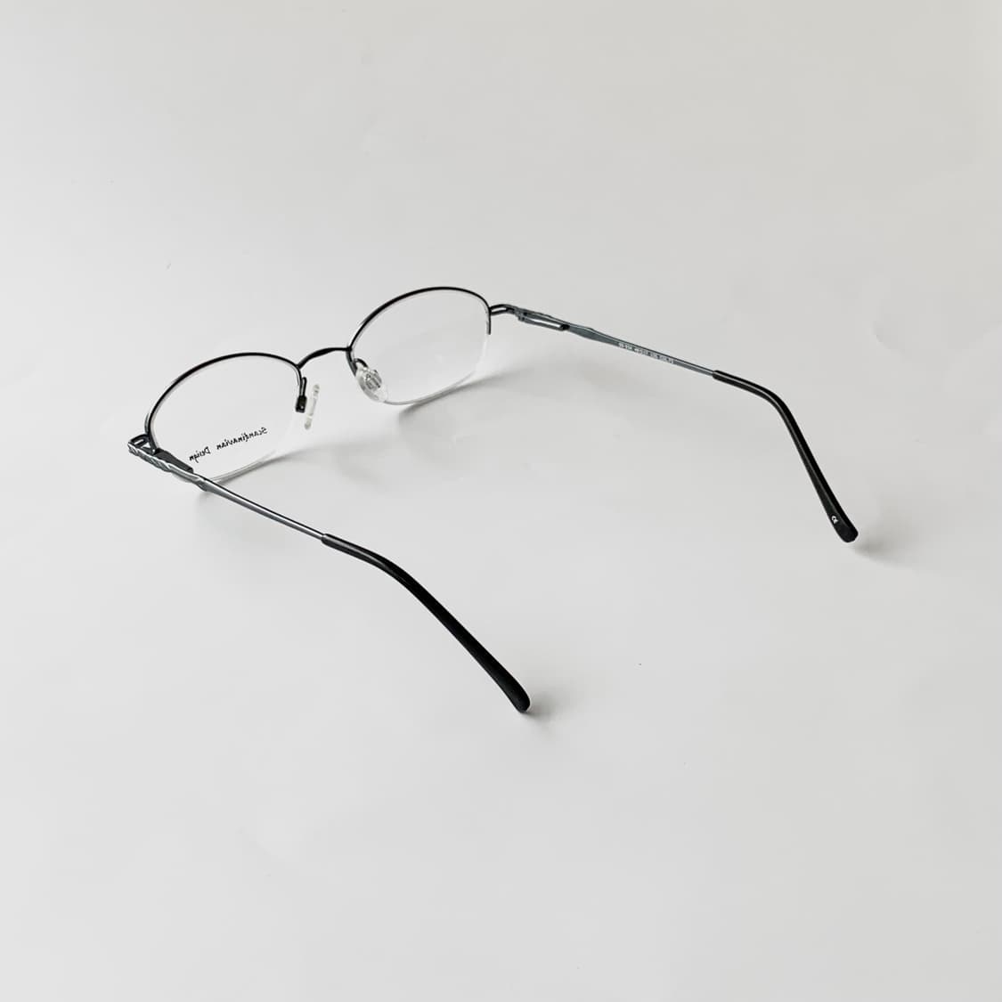 886 블루그린 데드스탁 빈티지안경 반무테 초경량 클래식 픽키 상품이미지5