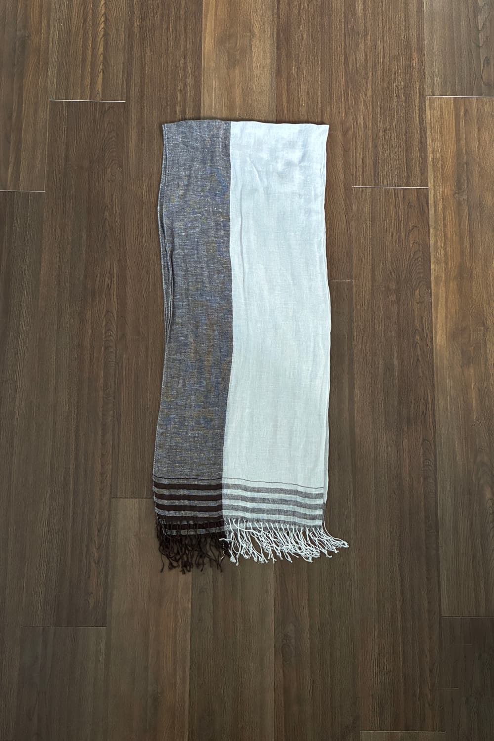 Brown Two-tone Scarf 상품이미지3