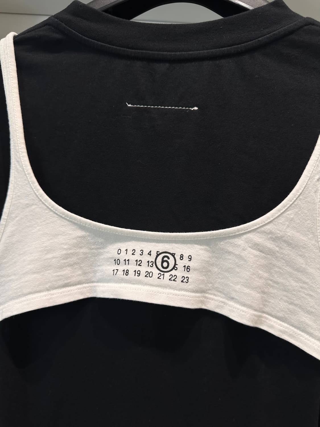 MM6 브라렛 레이어드 롱 슬리브 탑 / S 상품이미지4