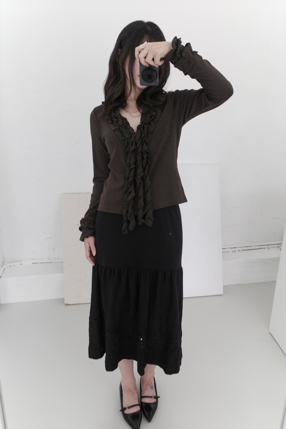 embroidery skirt 상품이미지3