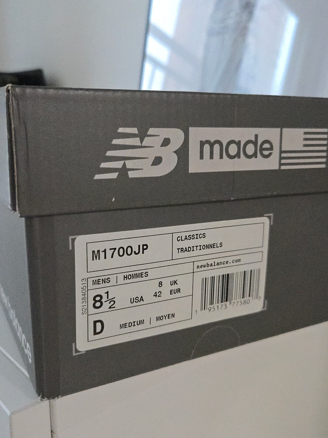 뉴발란스 M1700JP 스틸블루 265 [새상품] 상품이미지9