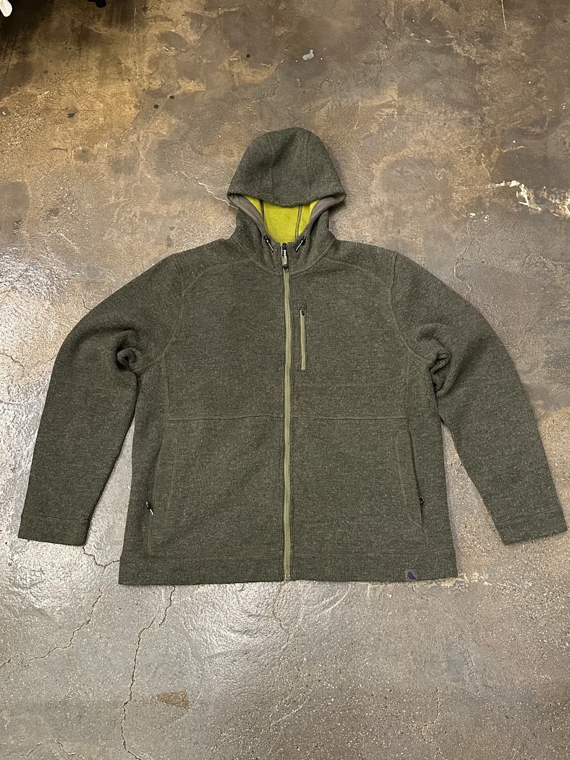 LL bean 엘엘빈 니트 후디드 집업 XL 상품이미지1