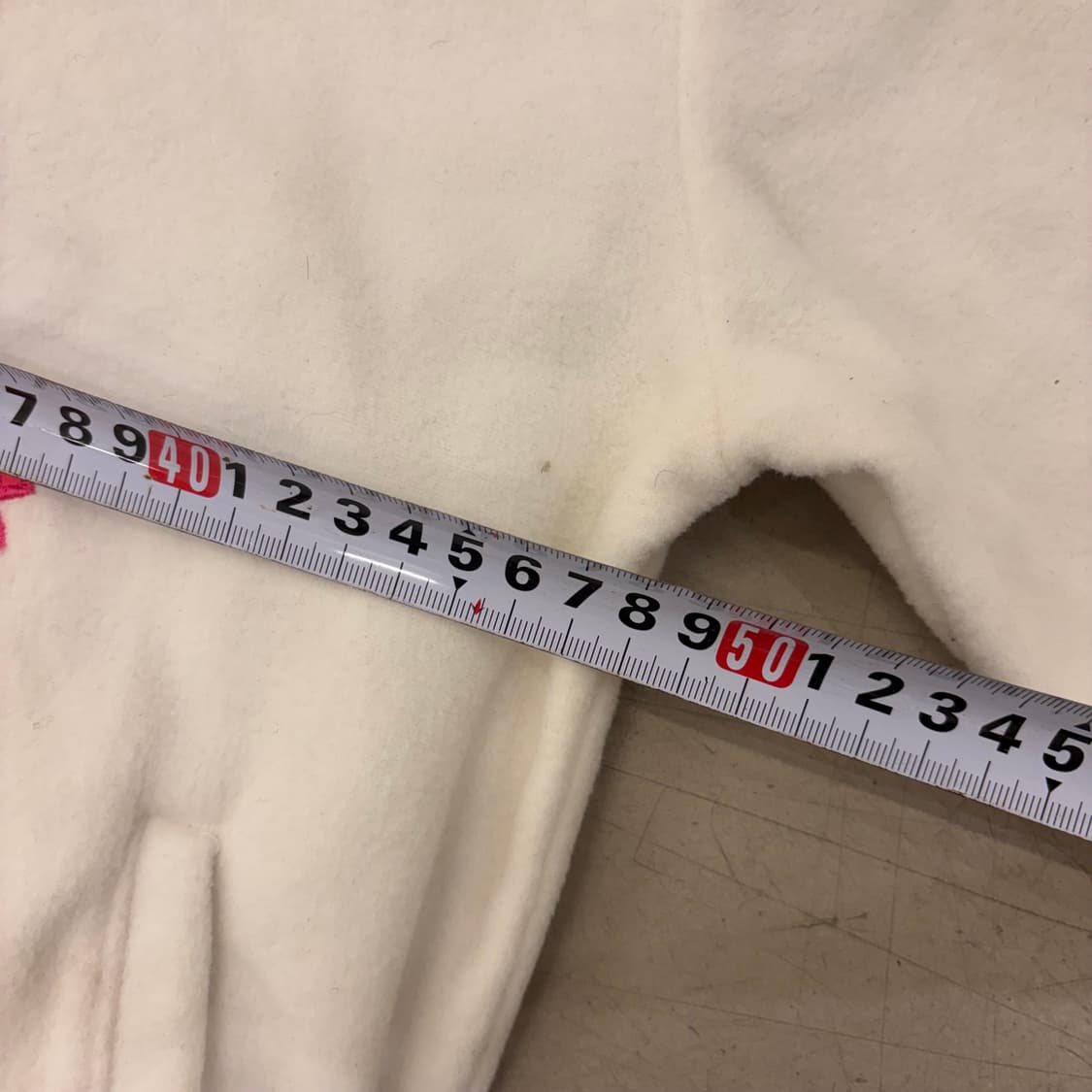 르꼬끄 화이트 빅로고 플리스 후드집업 상품이미지5