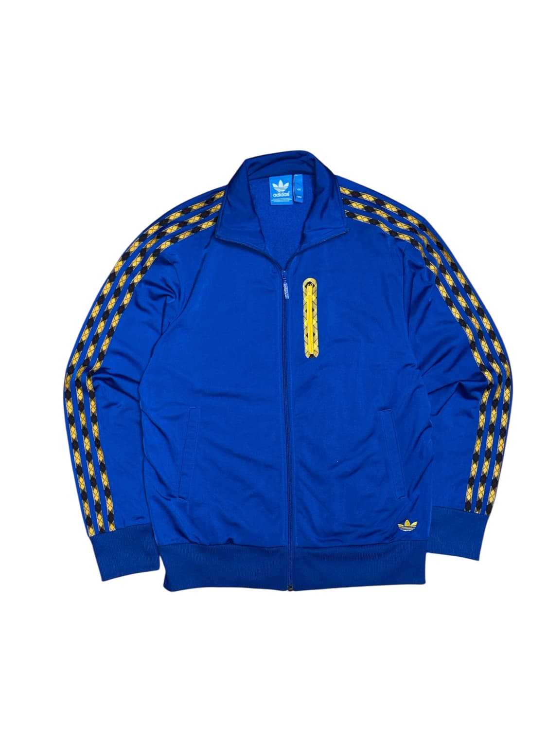 아디다스 파이어버드 체크 패턴 져지 트랙탑 상품이미지1