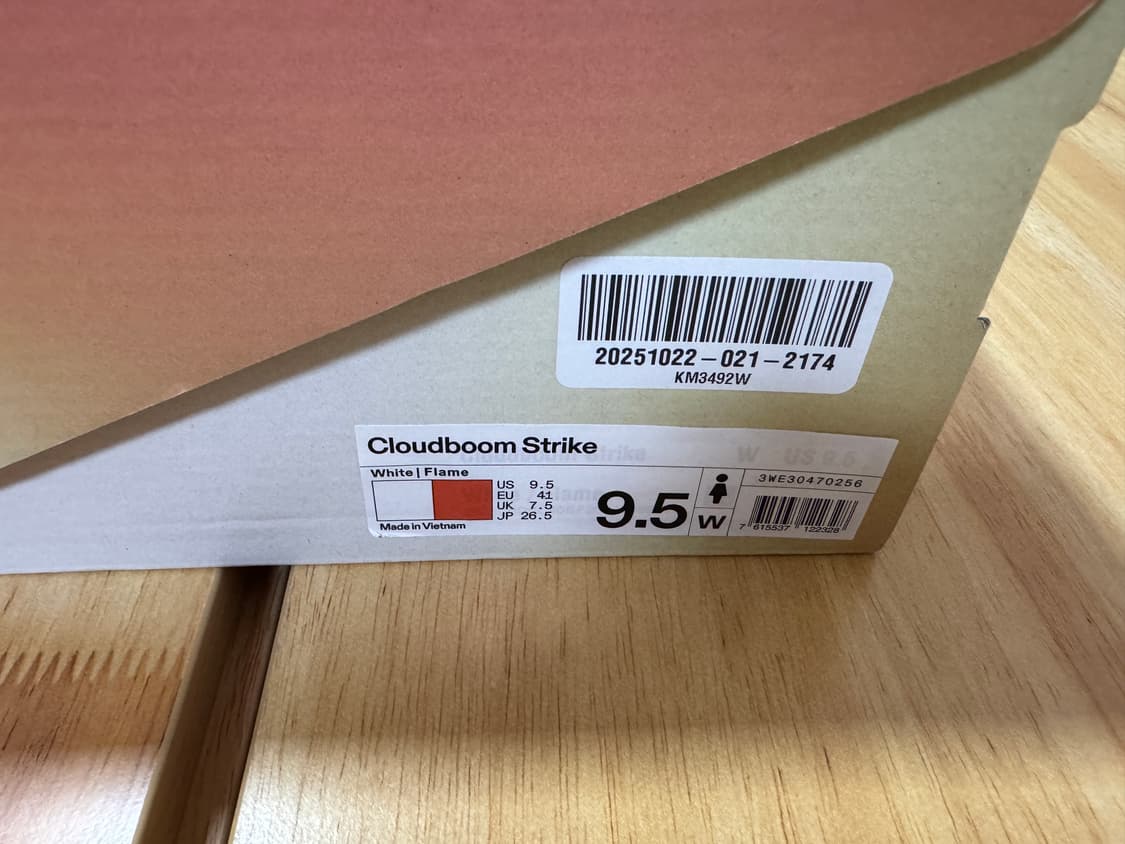 [260] 온 러닝 클라우드붐 스트라이크 화이트 플레임 상품이미지8