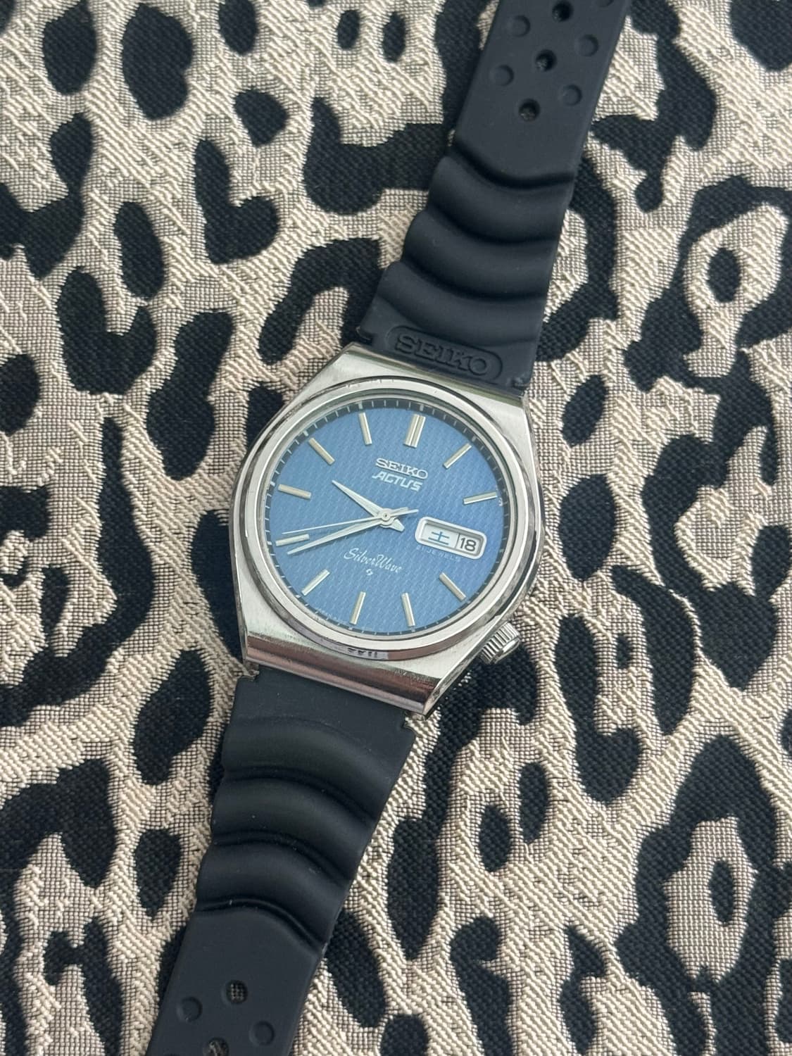 70s 빈티지 세이코 실버웨이브 액투스 희귀 상품이미지1