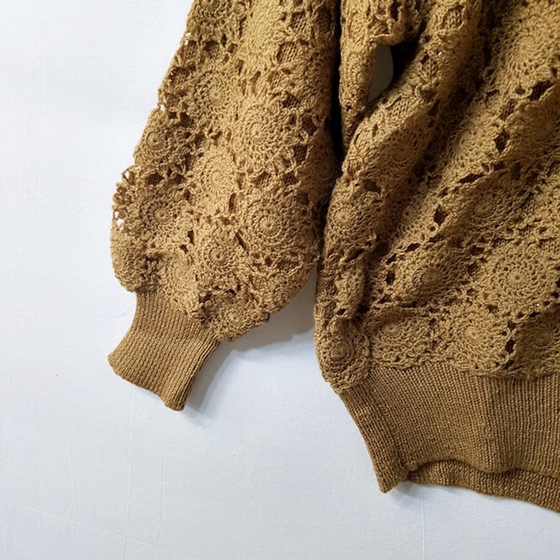 EVERYDAY 모 100% 가디건 카멜 상품이미지3