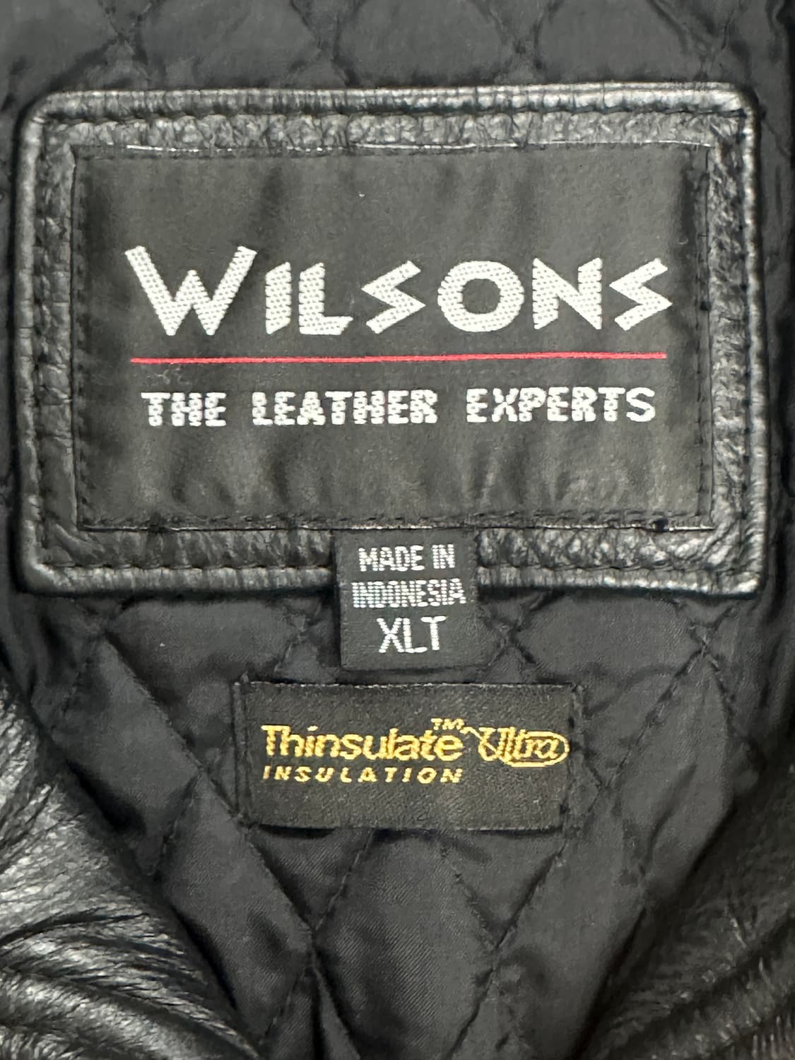 90s Wilsons Leather 싱글 라이더 자켓 XL 상품이미지8