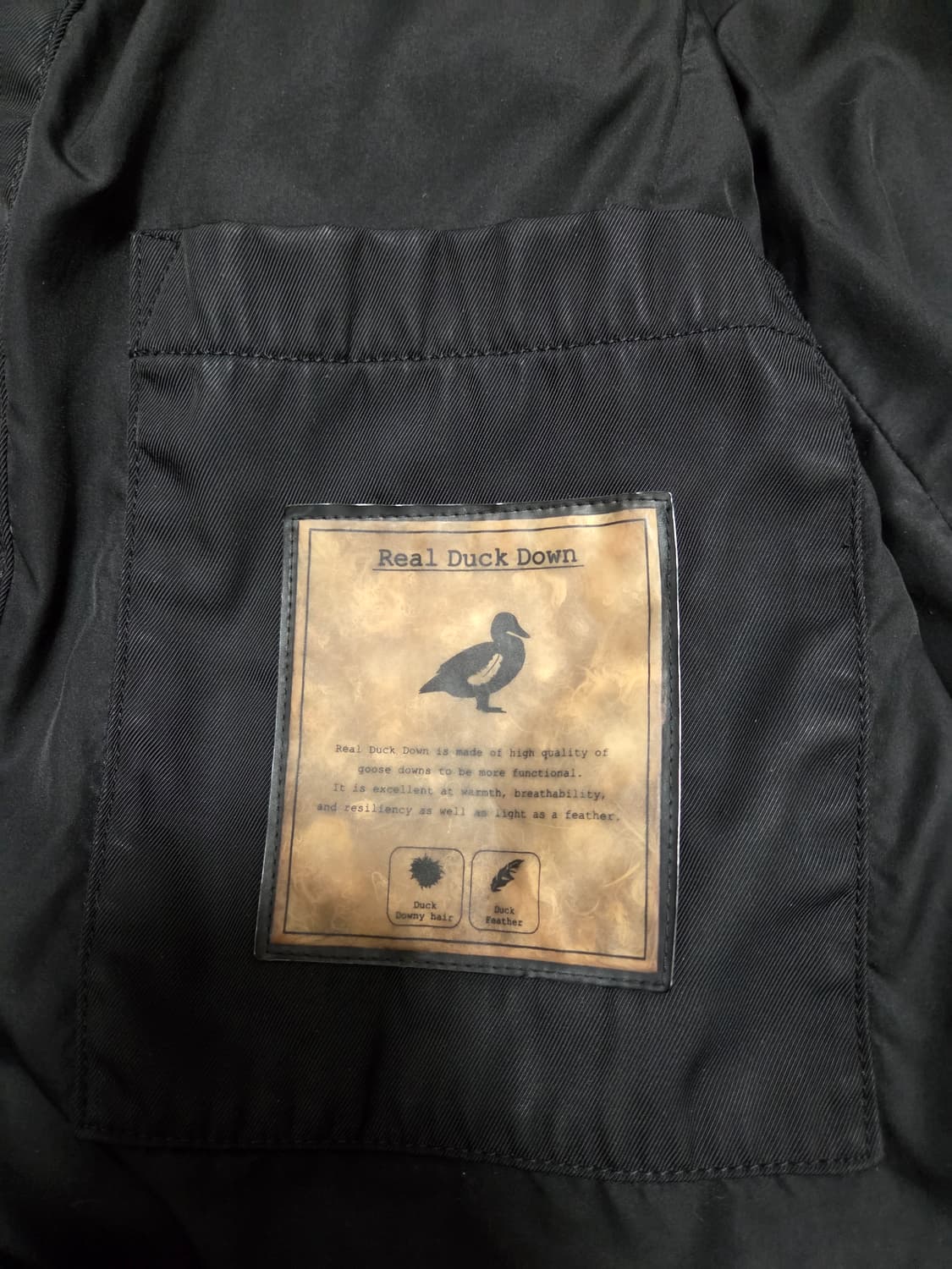 앤드지 덕다운 롱 항공자켓 상품이미지5