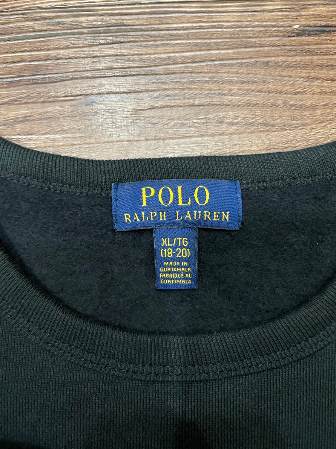 폴로 랄프로렌 블랙 스웻셔츠 맨투맨 상품이미지7