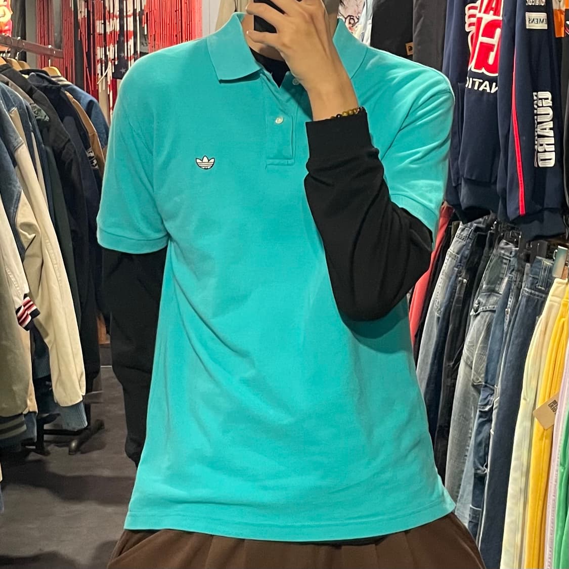 [IM] adidas 아디다스 민트 카라 반팔 상품이미지3