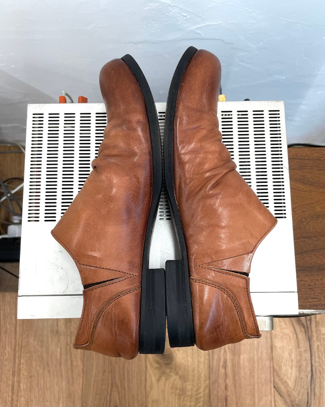 [260] 토네이도마트 드레이핑 레더 슈즈 상품이미지4