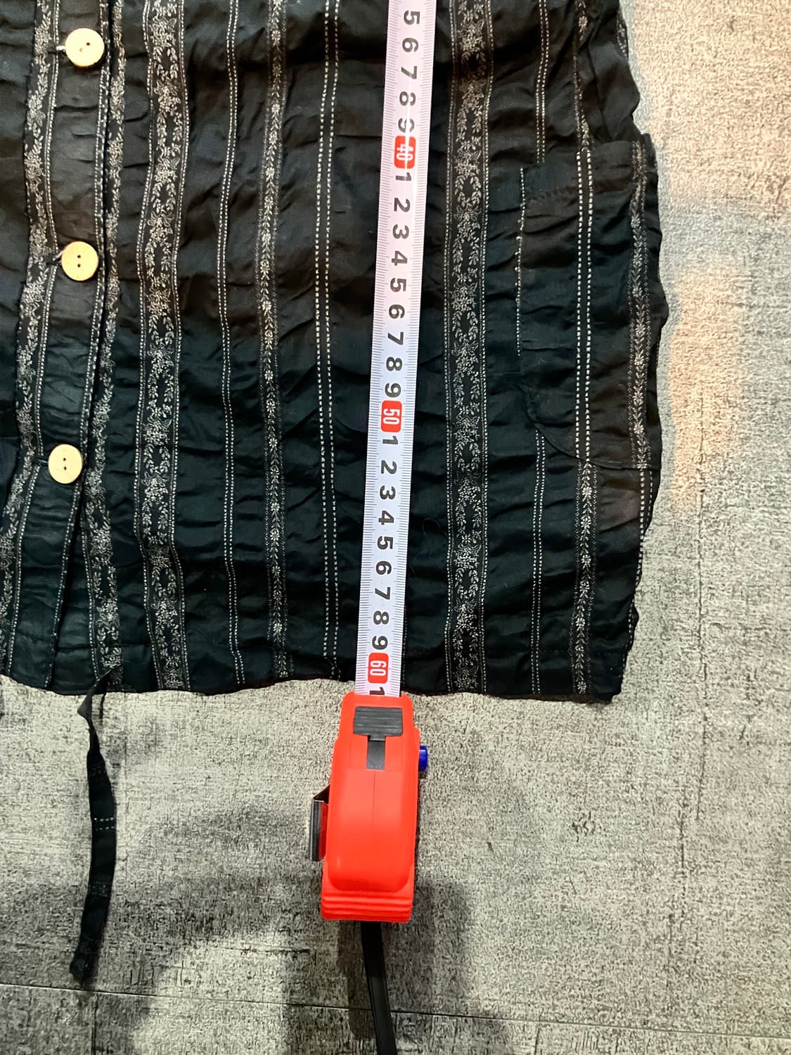 일본빈티지 Llickelt 하구미모리걸 보헤미안 슬리브리스나시탑 상품이미지3