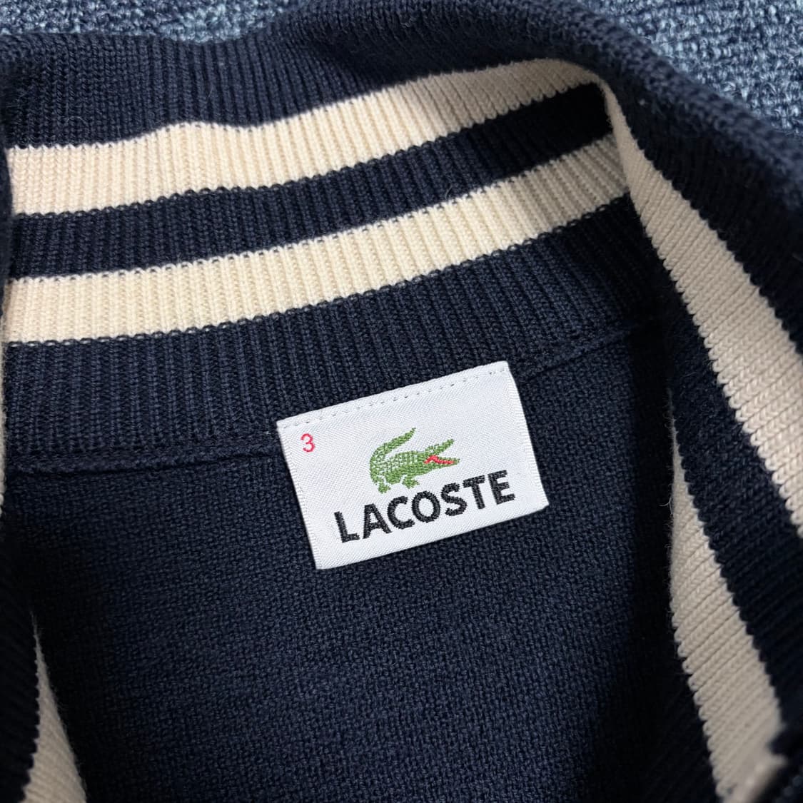 라코스테 집업 니트 가디건 상품이미지4