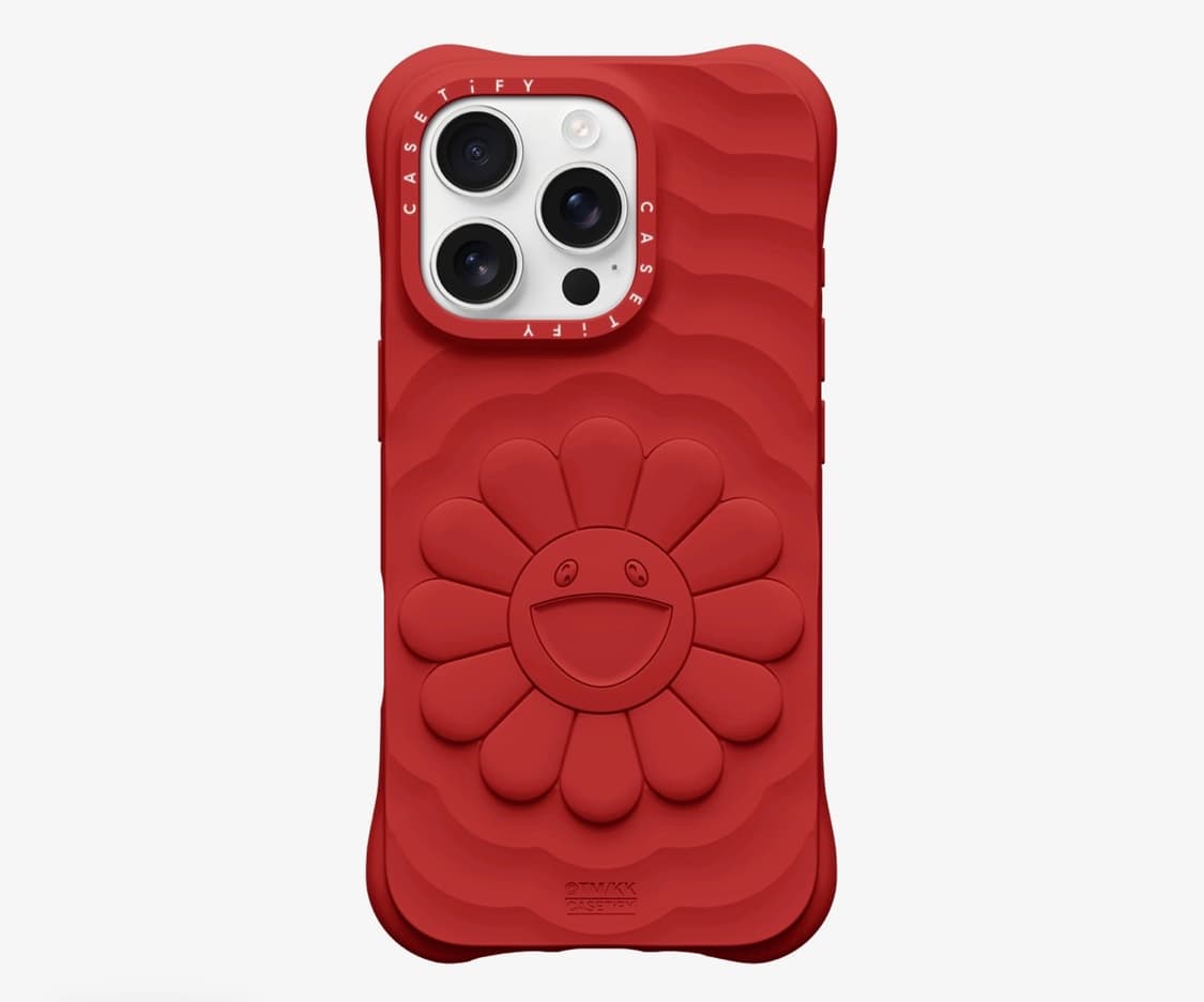 케이스티파이 무라카미 다카시 케이스 (아이폰 16 Pro,레드) 상품이미지1