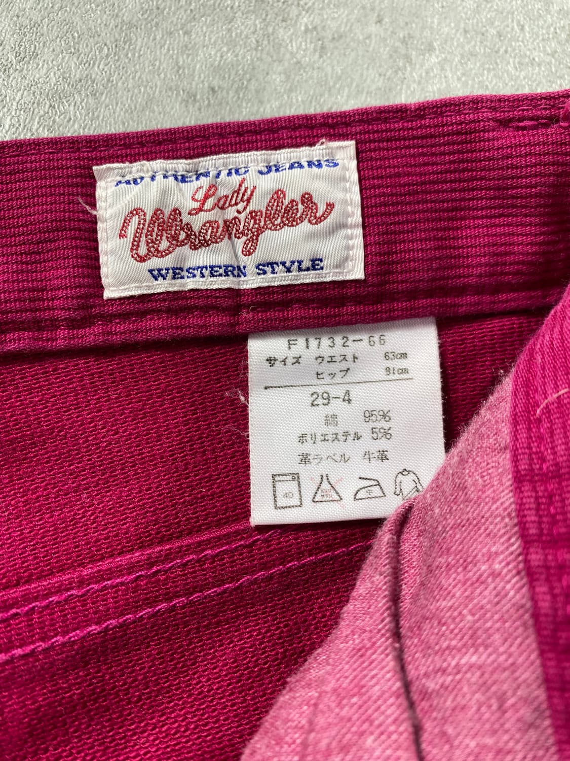 [27] Wrangler 랭글러 블루벨 핑크 코듀로이 부츠컷 팬츠 상품이미지9