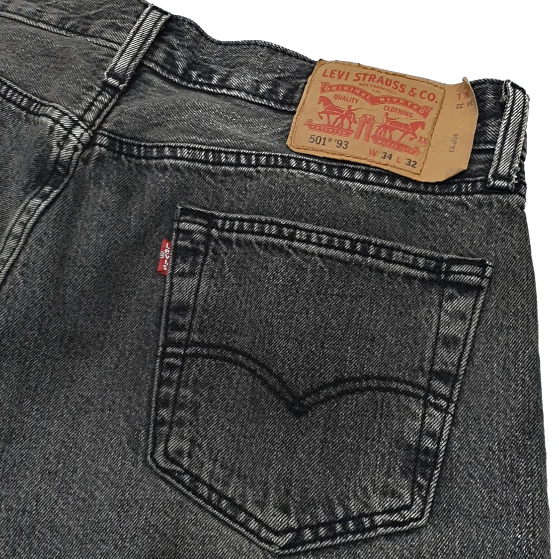 리바이스 501 '93 블랙 워싱진 (34) levis 상품이미지7