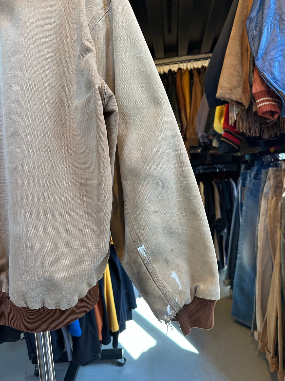 칼하트 디트로이트 페인팅 덕 액티브 워크자켓 made in usa 상품이미지6