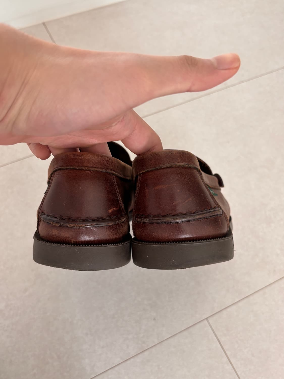 파라부트 코룩스 빈티지 레더 로퍼 UK10(290) 상품이미지6