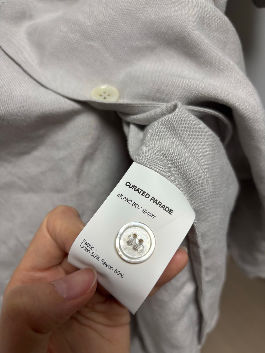 큐레이티드퍼레이드 셔츠 48사이즈 상품이미지4