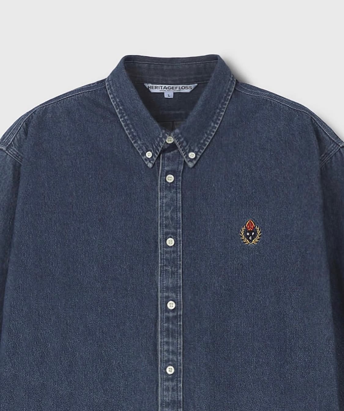 헤리티지플로스 진청 데님셔츠 팝니다 상품이미지1