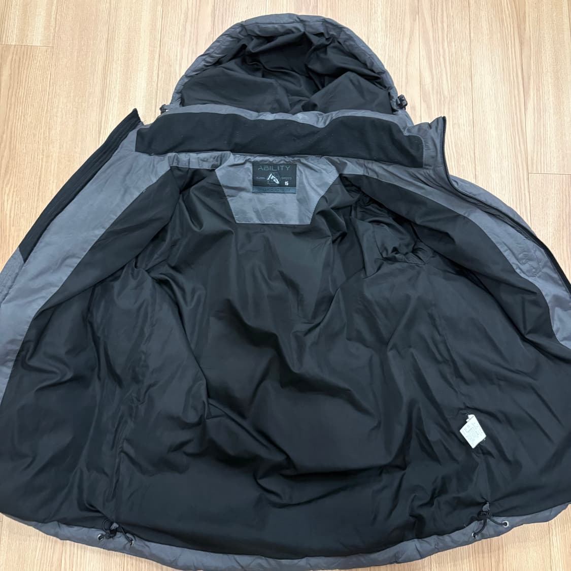 ABILITY TYPE-S.206 구스다운 패딩 키165 상품이미지7
