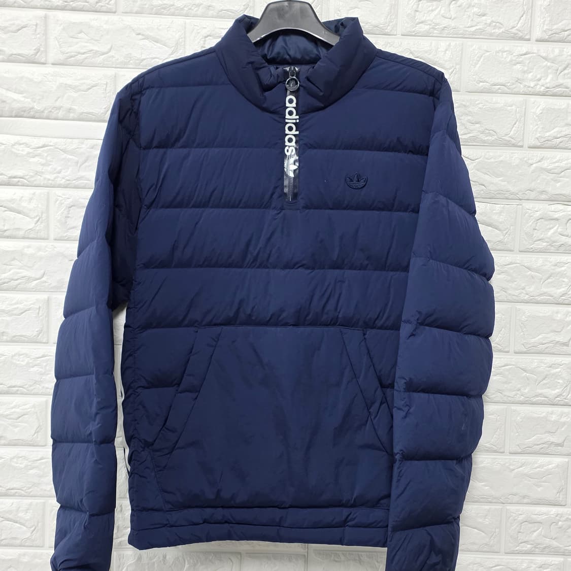 택포) 아디다스 불꽃 아노락 다운 패딩 M 상품이미지1