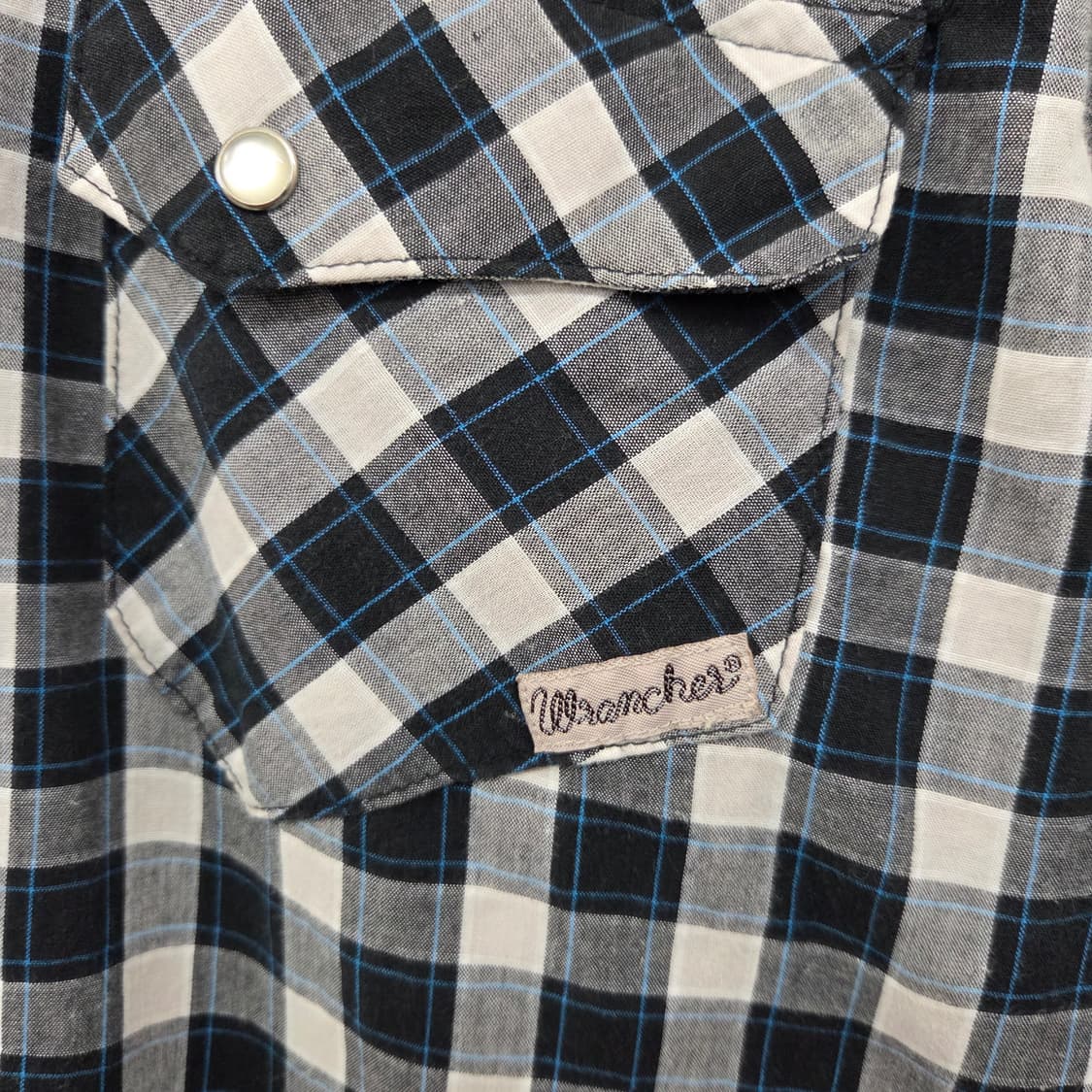 랭글러 체크 셔츠 남방 남m 상품이미지3