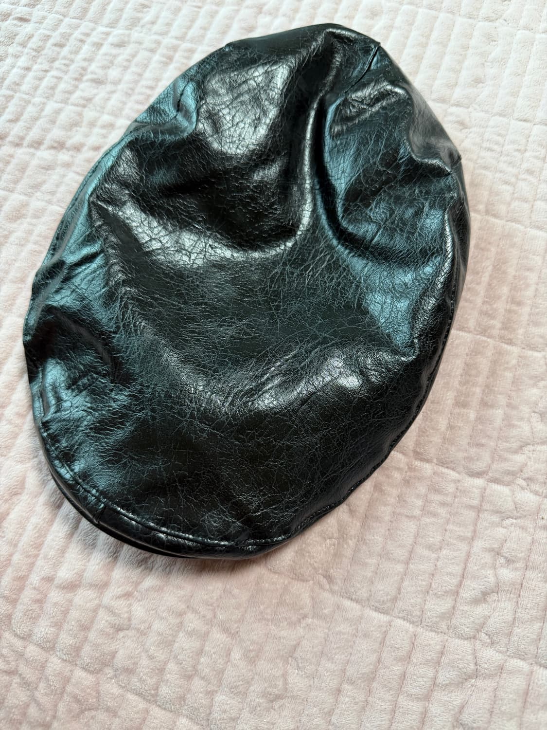 어썸니즈 CLASSIC HUNTING CAP_LEATHER BLACK 상품이미지5