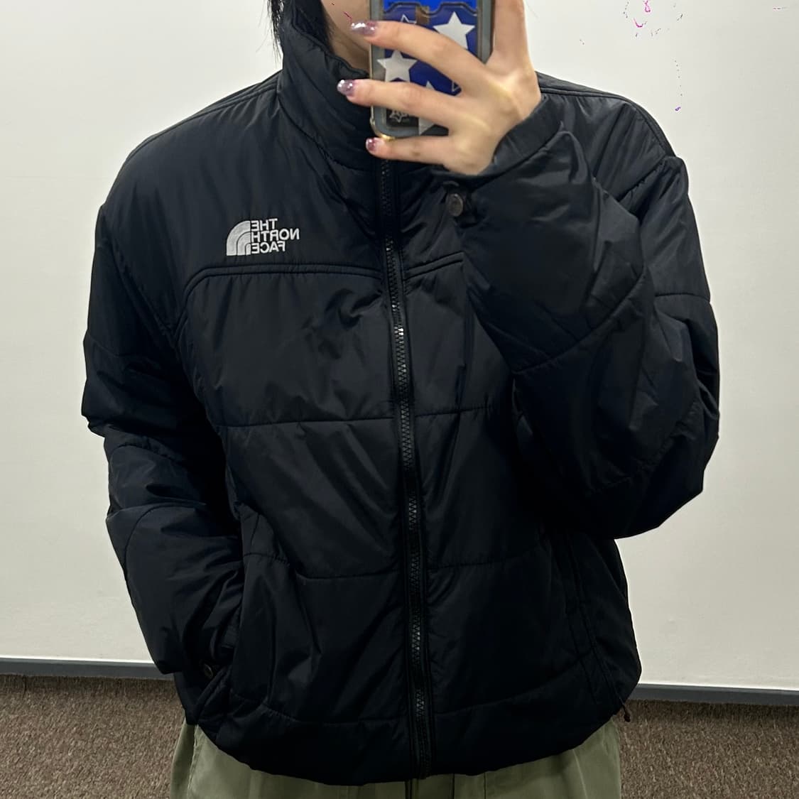 The north face 노스페이스 블랙 패딩 상품이미지1