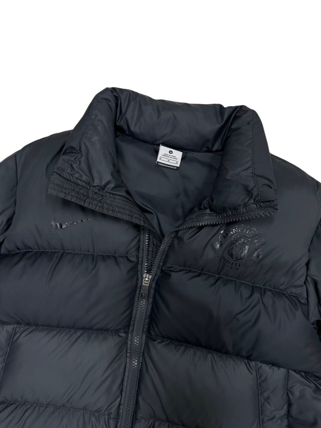 나이키 맨유 덕다운 패딩 차콜 (M) 상품이미지3