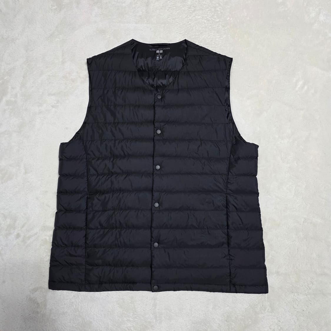 (XL)유니클로 울트라라이트 다운 패딩 조끼 블랙 상품이미지1