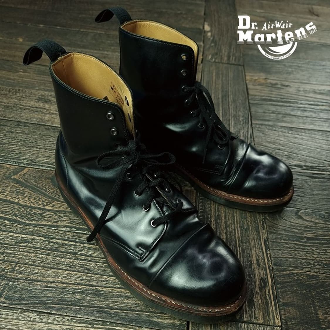 [닥터마틴] 찰튼 캡토 워커 부츠 블랙 M20267 상품이미지1