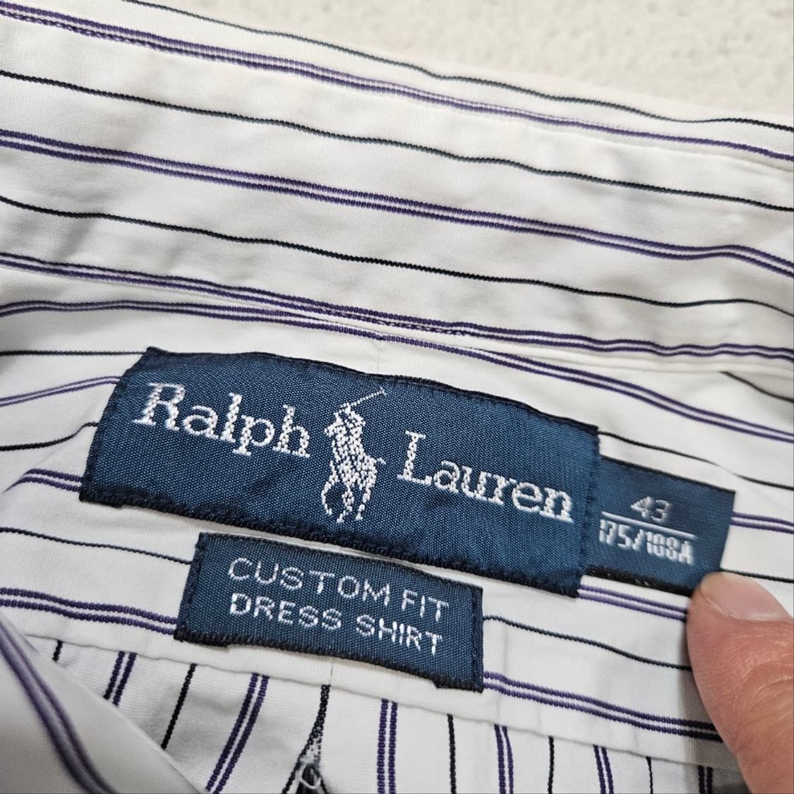 폴로 랄프 로렌 스트라이프 드레스 셔츠 43 상품이미지6