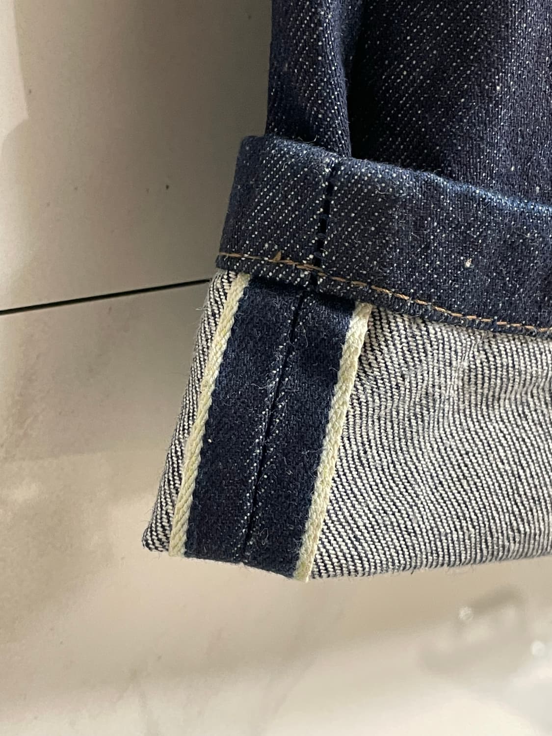 자라 에디션 라인 셀비지 벌룬핏 데님 42(32) 상품이미지4