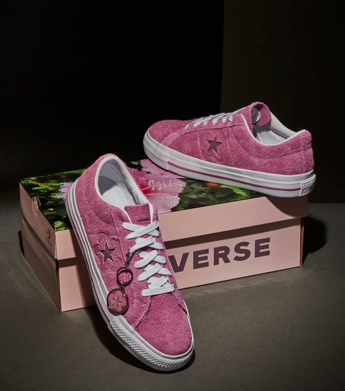 290) 컨버스 원스타 프로 플라워 라이트 오키드 핑크 상품이미지3