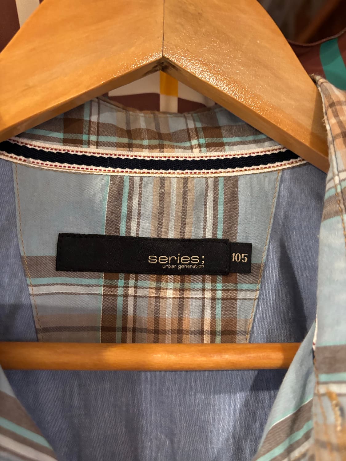 series; 체크 긴팔 셔츠 105 상품이미지3