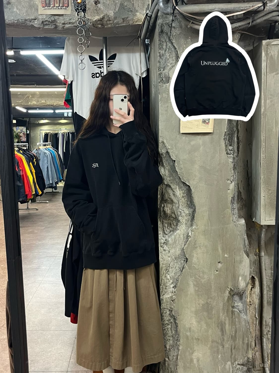 이티씨이 ETCE 후드티 블랙 L #csz2235 상품이미지1